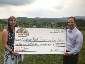 First responders check presentation.