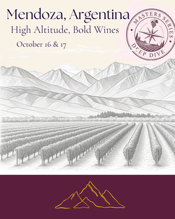 Mendoza: High Altitude, Bold Wines (Sat 3pm)