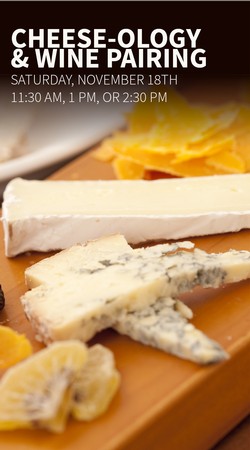 Cheese-ology Event- Cheese & Wine Pairing