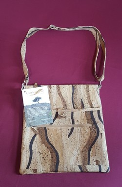 Cross Shoulder Cork Purse - Vivian Image