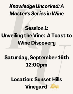 Unveiling the Vine: A Toast to Wine Discovery (12:00pm)
