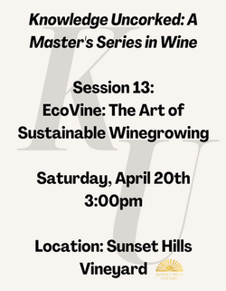 EcoVine: The Art of Sustainable Winegrowing (3:00pm)